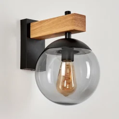Applique Murale D'Exterieur Pampita Couleur Bois, 1 Lumiere