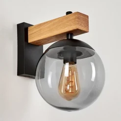 Applique Murale D'Exterieur Pampita Couleur Bois, 1 Lumiere