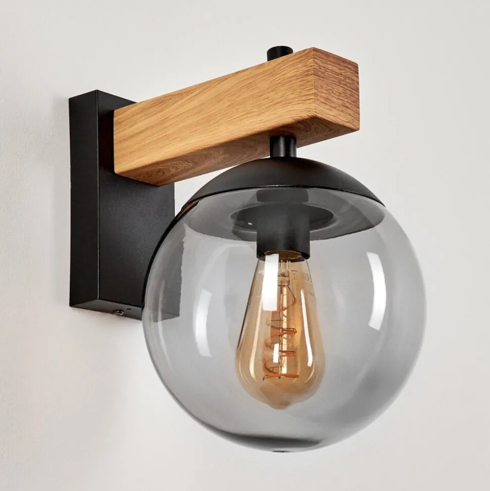 Applique Murale D'Exterieur Pampita Couleur Bois, 1 Lumiere