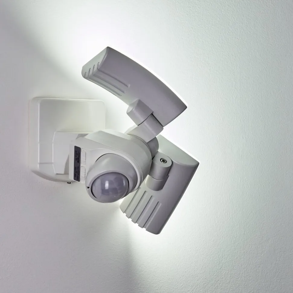 Applique Murale D'Exterieur Foroyar Led Blanc, 2 Lumieres, Detecteur De Mouvement