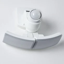 Applique Murale D'Exterieur Foroyar Led Blanc, 2 Lumieres, Detecteur De Mouvement