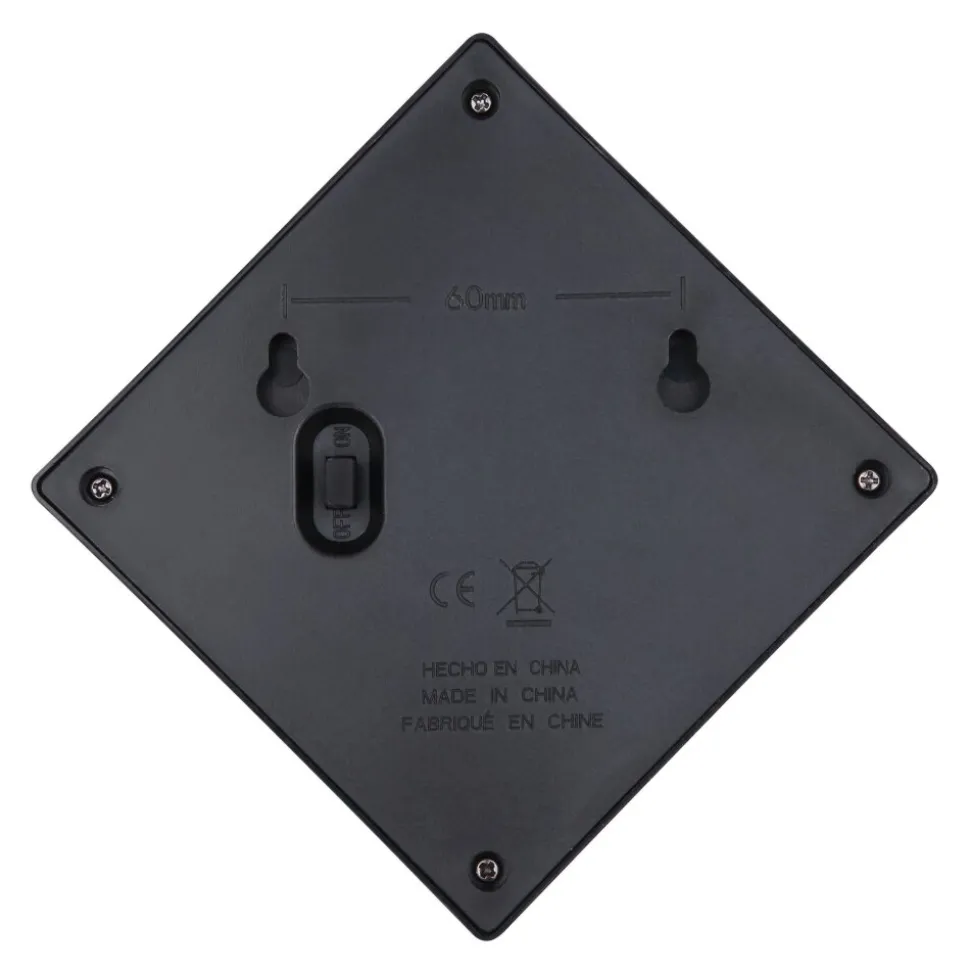 Applique Murale D'Exterieur Globo Solar Led Noir, 8 Lumieres, Detecteur De Mouvement