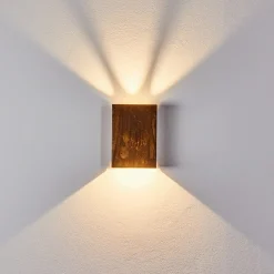 Applique Murale D'Exterieur Benin Led Rouille, 1 Lumiere