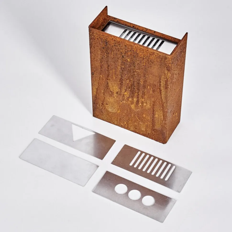 Applique Murale D'Exterieur Benin Led Rouille, 1 Lumiere