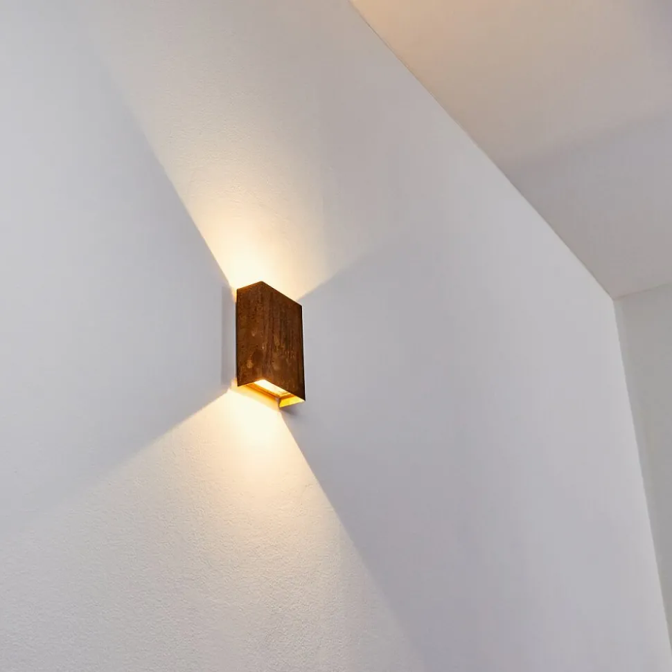 Applique Murale D'Exterieur Benin Led Rouille, 1 Lumiere