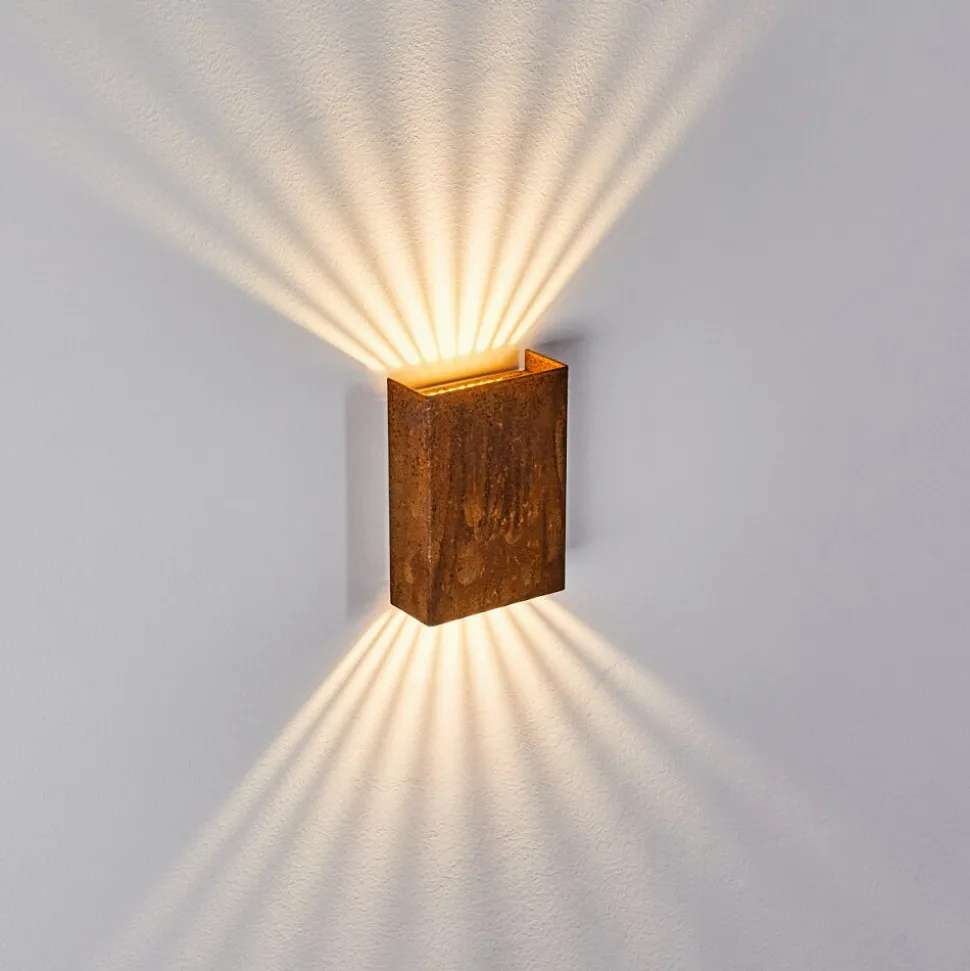 Applique Murale D'Exterieur Benin Led Rouille, 1 Lumiere