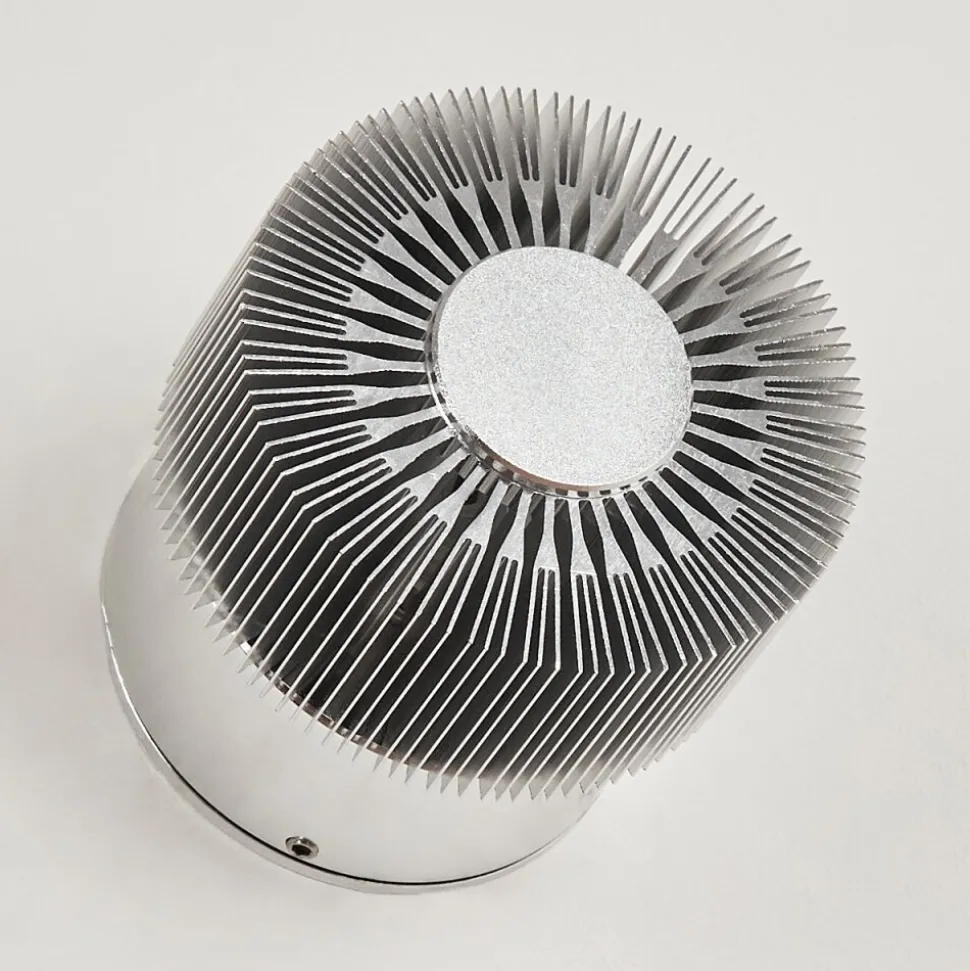 Applique Murale D'Exterieurvilches Led Aluminium, Argente, 1 Lumiere