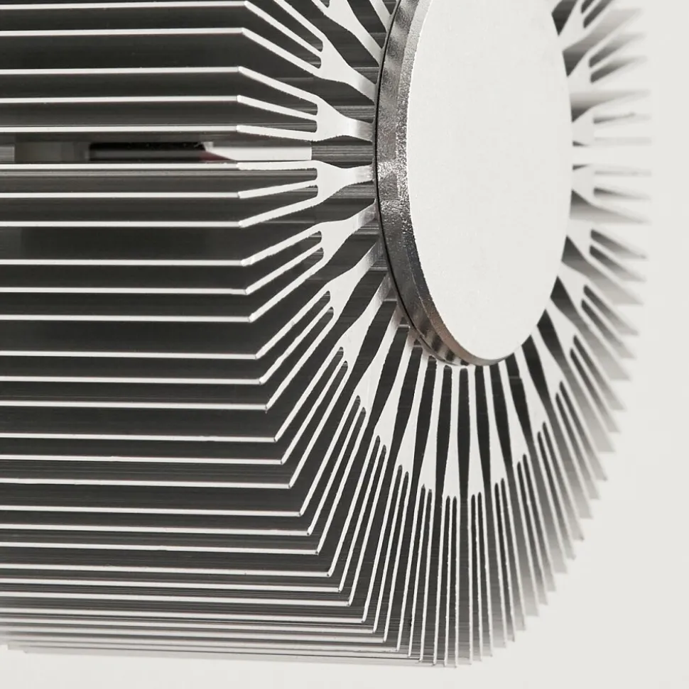 Applique Murale D'Exterieurvilches Led Aluminium, Argente, 1 Lumiere
