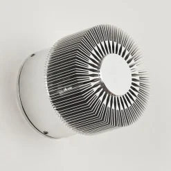 Applique Murale D'Exterieurvilches Led Aluminium, Argente, 1 Lumiere