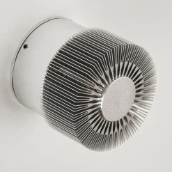 Applique Murale D'Exterieurvilches Led Aluminium, Argente, 1 Lumiere