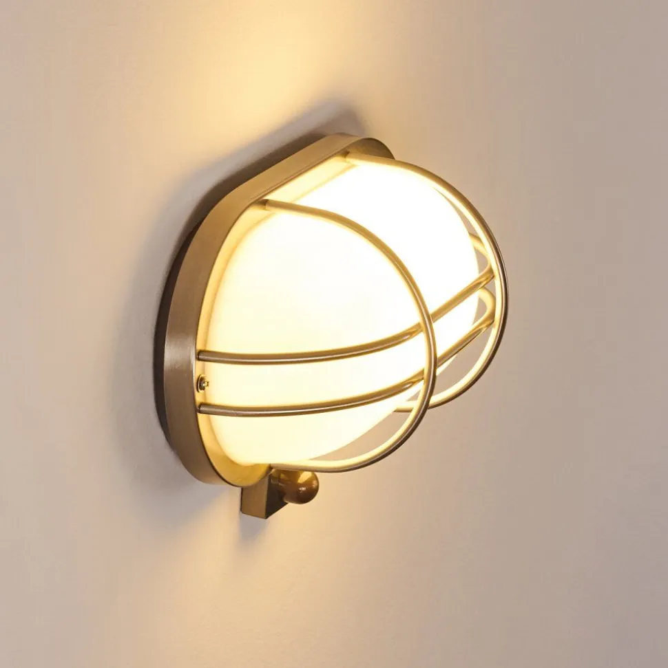 Applique Murale D'Exterieur Belmopan Acier Inoxydable, 1 Lumiere, Detecteur De Mouvement