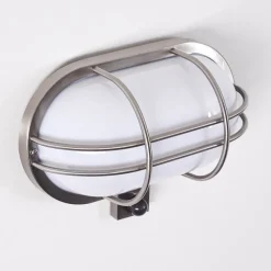 Applique Murale D'Exterieur Belmopan Acier Inoxydable, 1 Lumiere, Detecteur De Mouvement