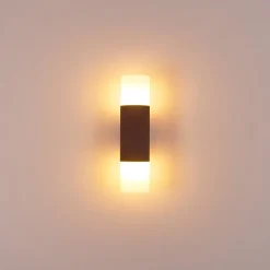 Applique Murale D'Exterieur Buhrkall Rouille, 2 Lumieres