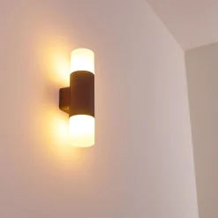 Applique Murale D'Exterieur Buhrkall Rouille, 2 Lumieres