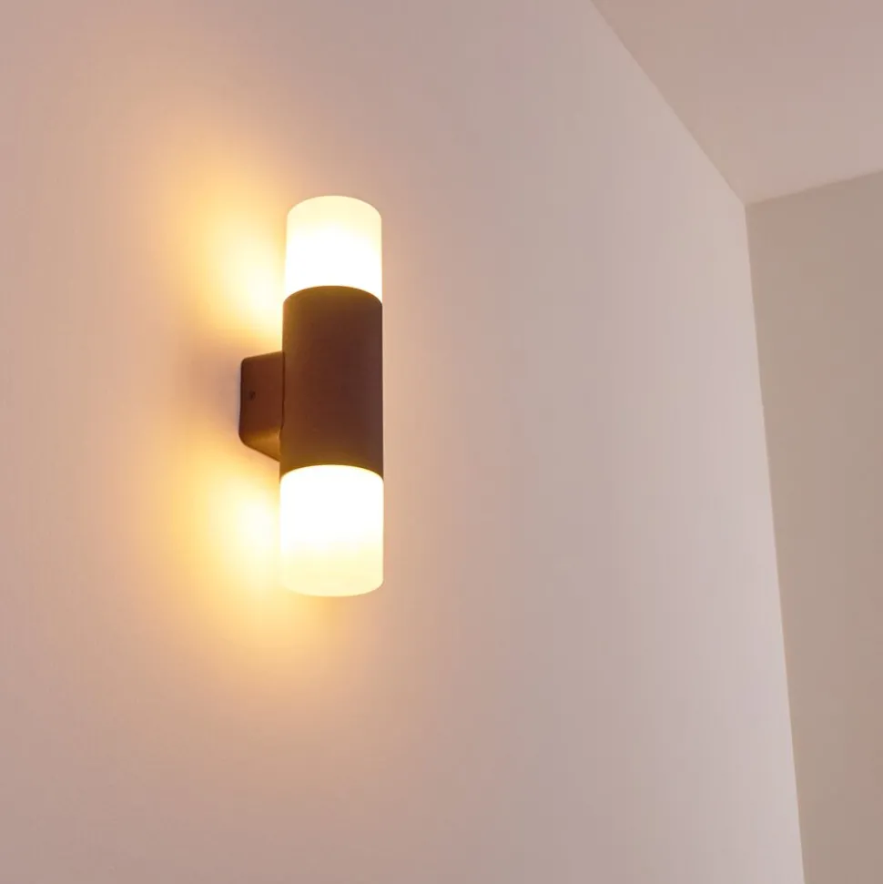 Applique Murale D'Exterieur Buhrkall Rouille, 2 Lumieres