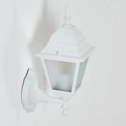 Applique Murale D'Exterieur Naofe Blanc, 1 Lumiere