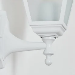 Applique Murale D'Exterieur Naofe Blanc, 1 Lumiere