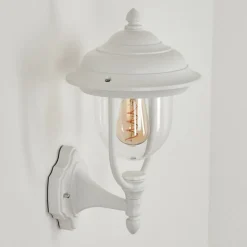 Applique Murale D'Exterieurtingha Blanc, 1 Lumiere