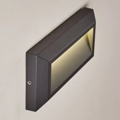 Applique Murale D'Exterieur Alkmaar Led Anthracite, 1 Lumiere