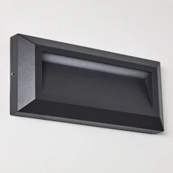 Applique Murale D'Exterieur Alkmaar Led Anthracite, 1 Lumiere