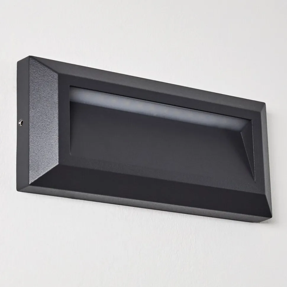 Applique Murale D'Exterieur Alkmaar Led Anthracite, 1 Lumiere
