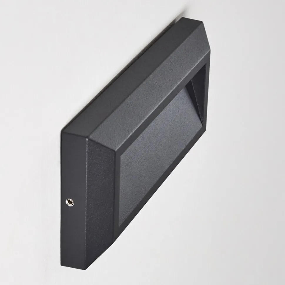 Applique Murale D'Exterieur Alkmaar Led Anthracite, 1 Lumiere