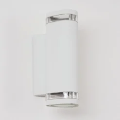 Applique Murale D'Exterieuramyton Blanc, 2 Lumieres