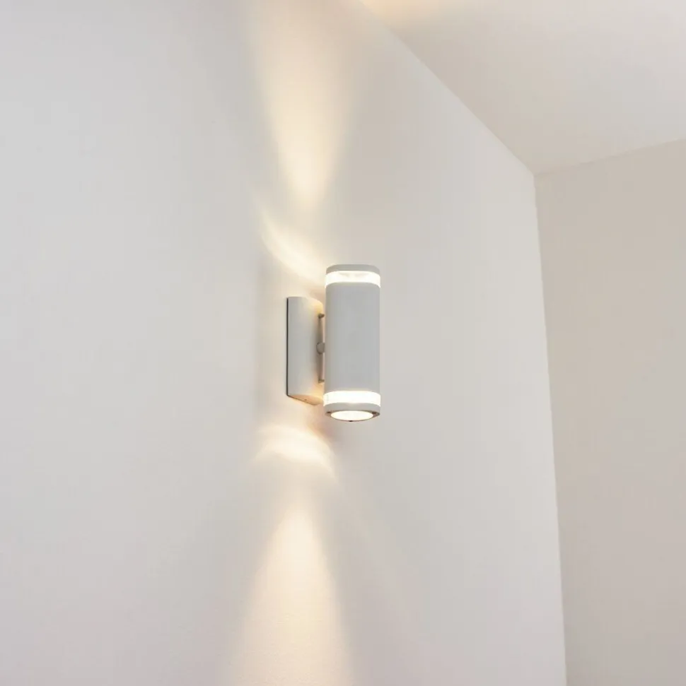 Applique Murale D'Exterieuramyton Blanc, 2 Lumieres