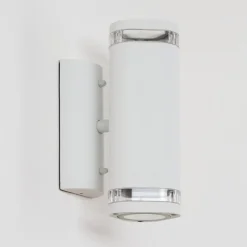 Applique Murale D'Exterieuramyton Blanc, 2 Lumieres