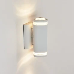 Applique Murale D'Exterieuramyton Blanc, 2 Lumieres