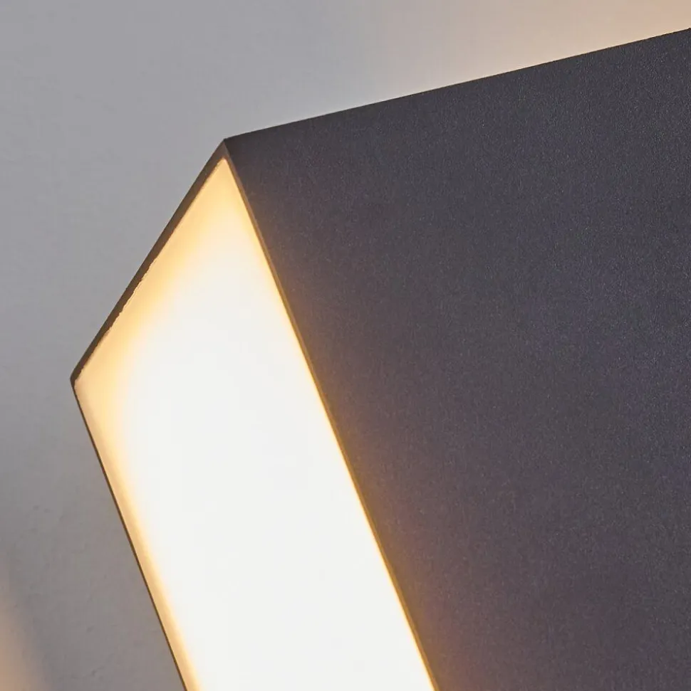 Applique Murale D'Exterieur Swanek Led Anthracite, 1 Lumiere