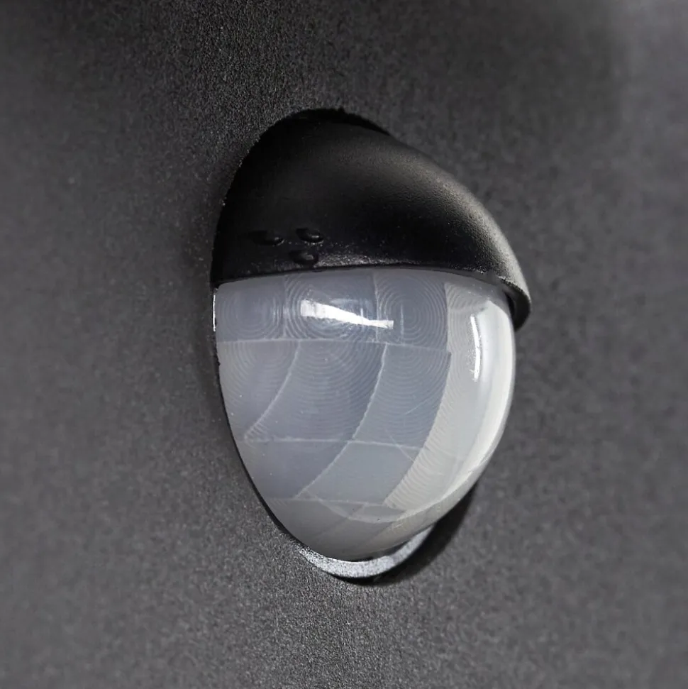 Applique Murale D'Exterieur Faroer Led Anthracite, 1 Lumiere, Detecteur De Mouvement