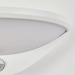 Applique Murale D'Exterieur Carano Led Blanc, 1 Lumiere, Detecteur De Mouvement