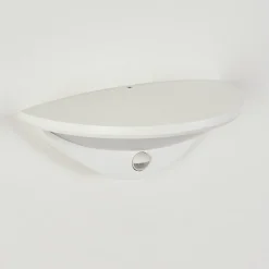 Applique Murale D'Exterieur Carano Led Blanc, 1 Lumiere, Detecteur De Mouvement