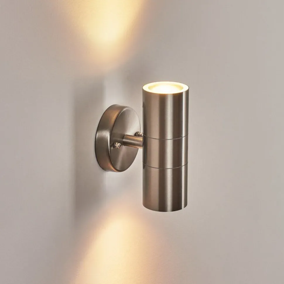 Applique Murale D'Exterieurbessiebelle Acier Inoxydable, 2 Lumieres