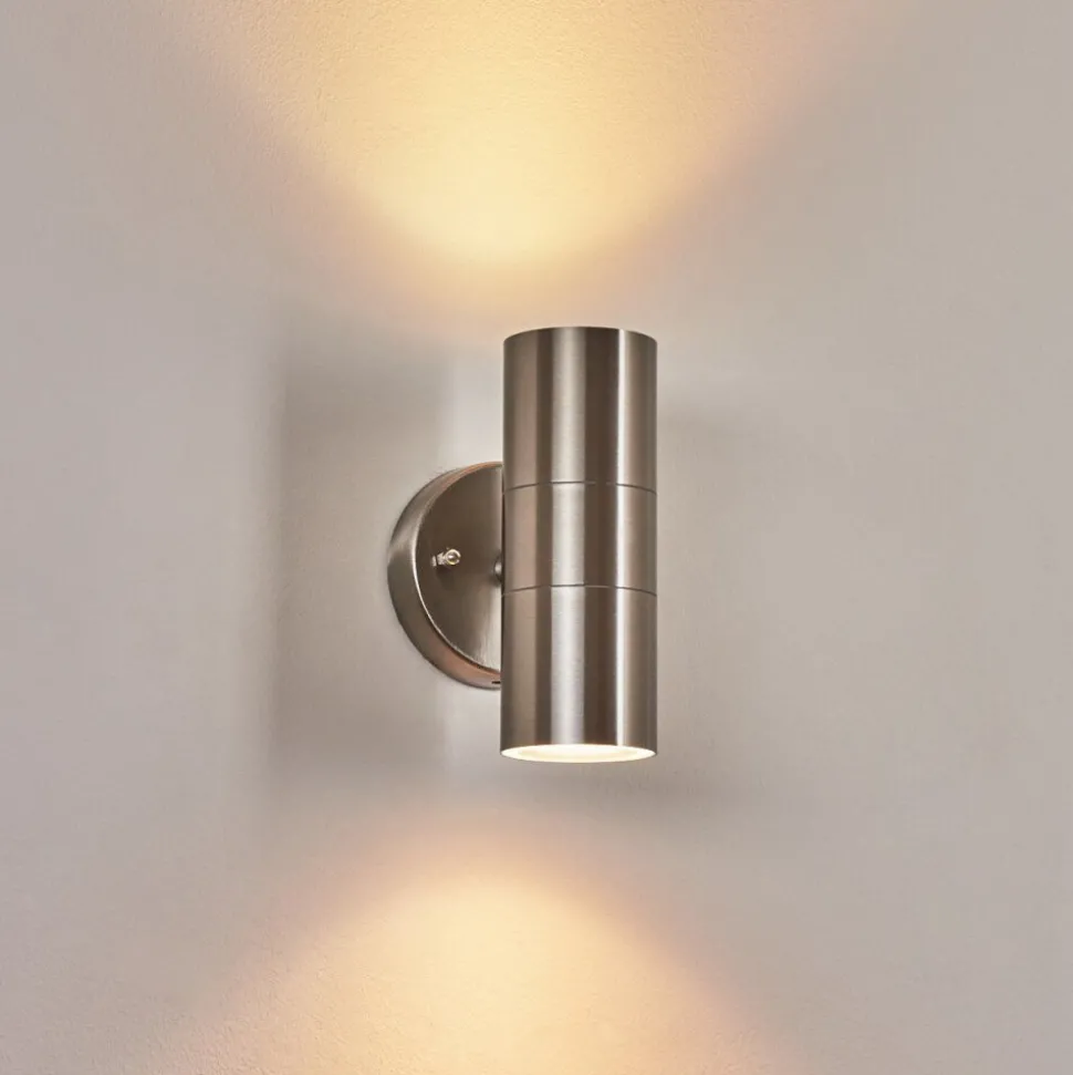 Applique Murale D'Exterieurbessiebelle Acier Inoxydable, 2 Lumieres