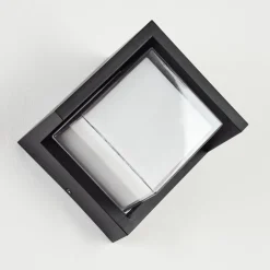 Applique Murale D'Exterieurvurey Led Noir, 1 Lumiere