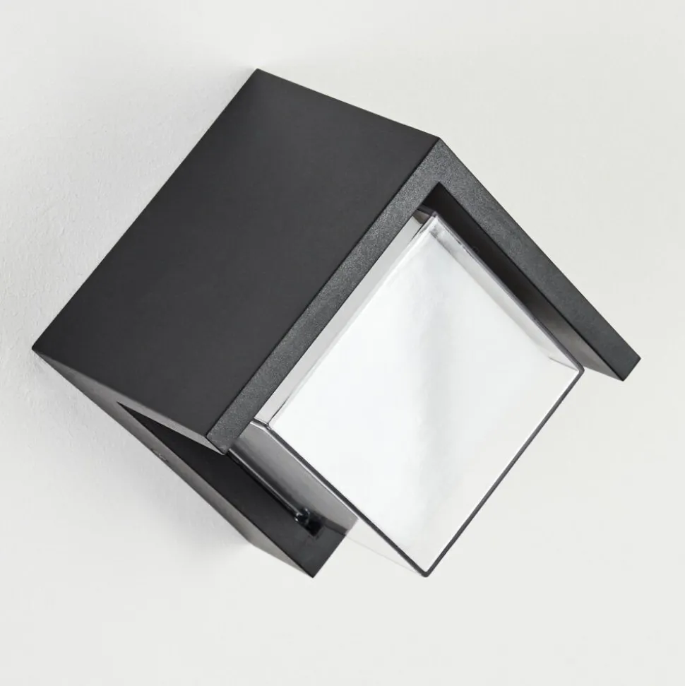 Applique Murale D'Exterieurvurey Led Noir, 1 Lumiere