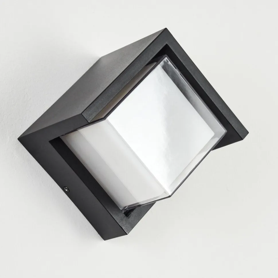 Applique Murale D'Exterieurvurey Led Noir, 1 Lumiere