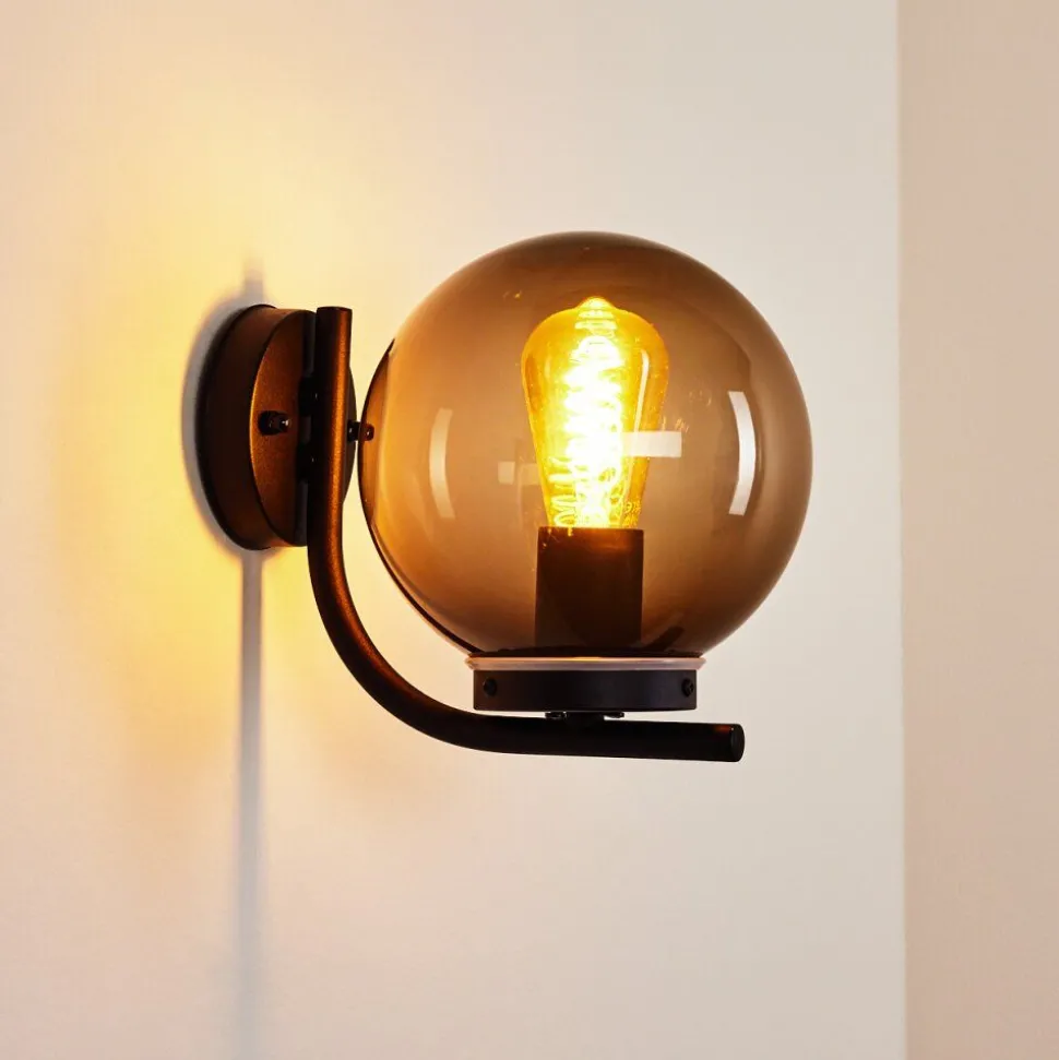 Applique Murale D'Exterieur Rombotten Noir, 1 Lumiere