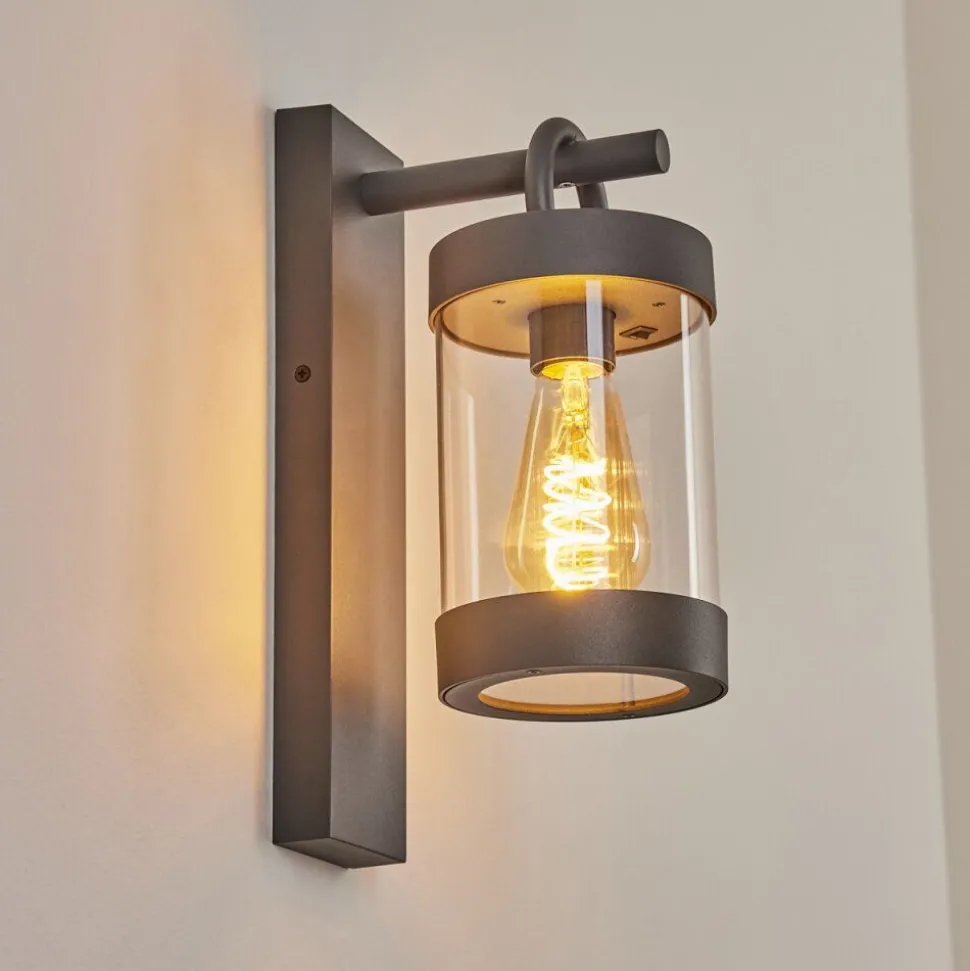 Applique Murale D'Exterieur Fulham Anthracite, 1 Lumiere
