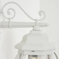 Applique Murale D'Exterieurlentua Blanc, 1 Lumiere