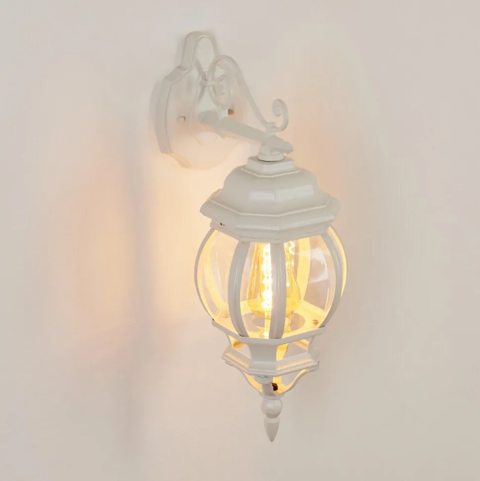 Applique Murale D'Exterieurlentua Blanc, 1 Lumiere