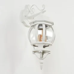 Applique Murale D'Exterieurlentua Blanc, 1 Lumiere