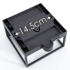 Applique Murale D'Exterieur Lansing Led Anthracite, 1 Lumiere, Detecteur De Mouvement