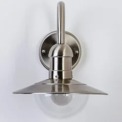 Applique Murale D'Exterieur Elima Acier Inoxydable, 1 Lumiere