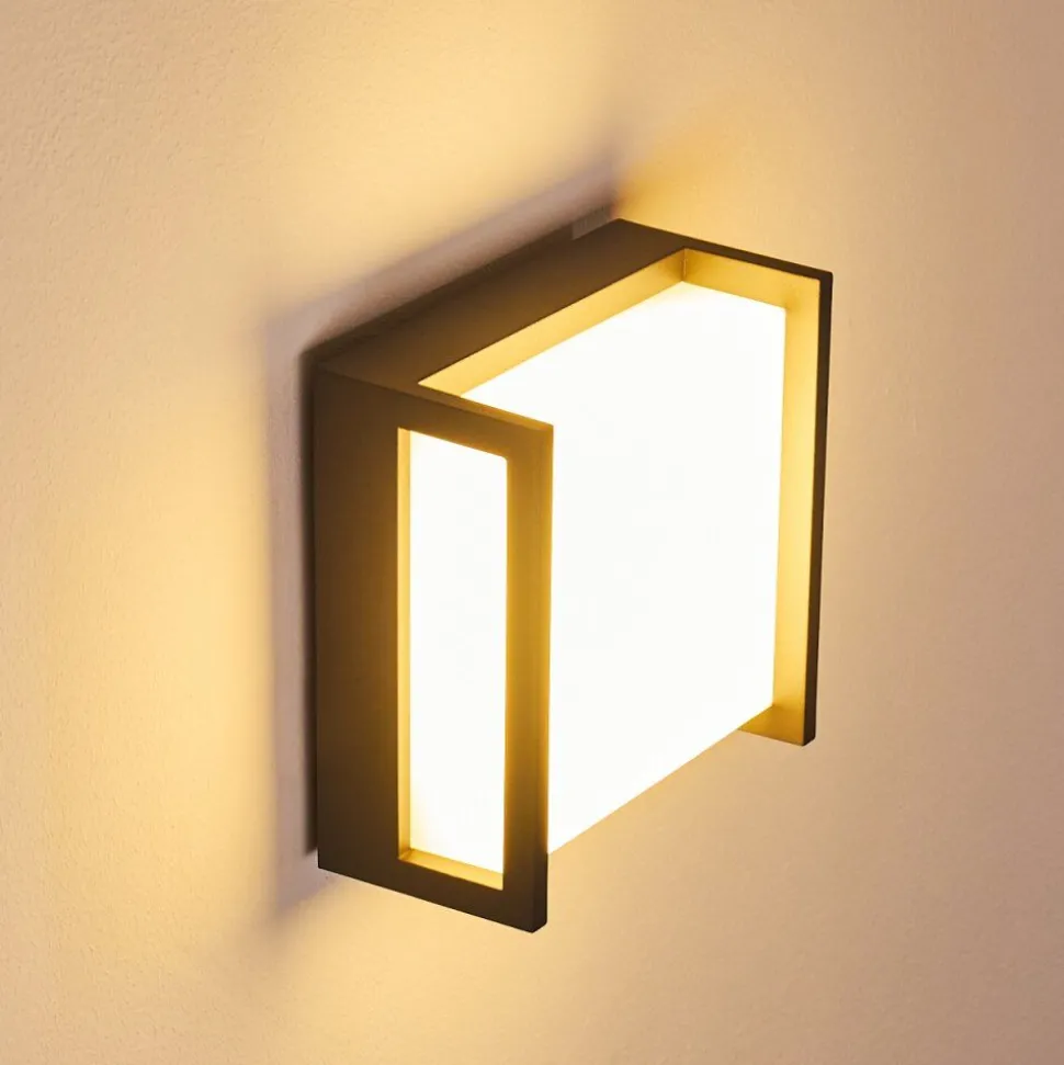 Applique Murale D'Exterieur Skove Led Anthracite, 1 Lumiere
