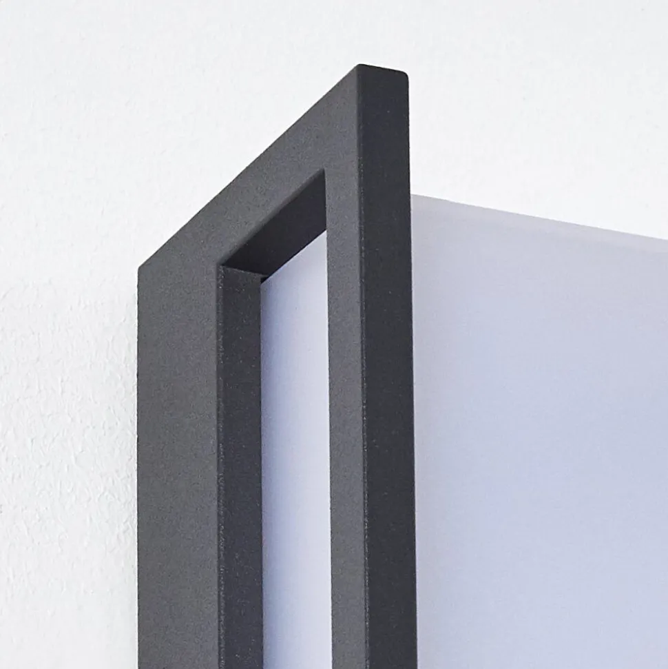 Applique Murale D'Exterieur Skove Led Anthracite, 1 Lumiere