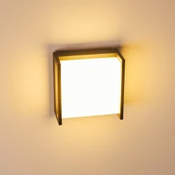 Applique Murale D'Exterieur Skove Led Anthracite, 1 Lumiere