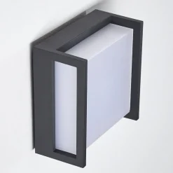 Applique Murale D'Exterieur Skove Led Anthracite, 1 Lumiere
